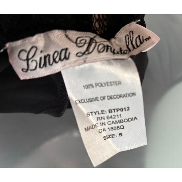Linea Donatella Babydoll Black Small NWT - Picture 5 of 6